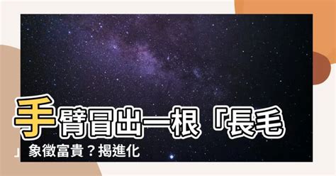 手臂長一根毛|【手臂長一根毛】手臂冒出一根「長毛」象徵富貴？揭。